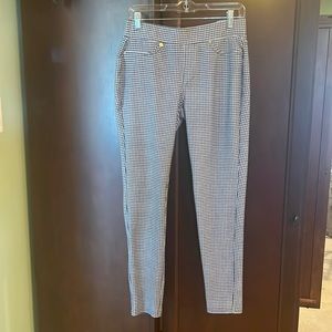 MICHAEL Michael Kors Black and White Checkered Pants